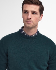 Essential Crew-Neck Jumper Evergreen