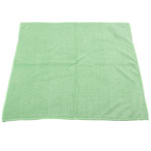 Unger, MicroWipe 4000 Heavy Duty Microfiber Cleaning Cloth, 15"x16", Green