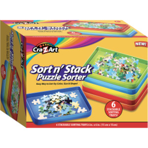 Puzzle Sorting Trays, Set of 6