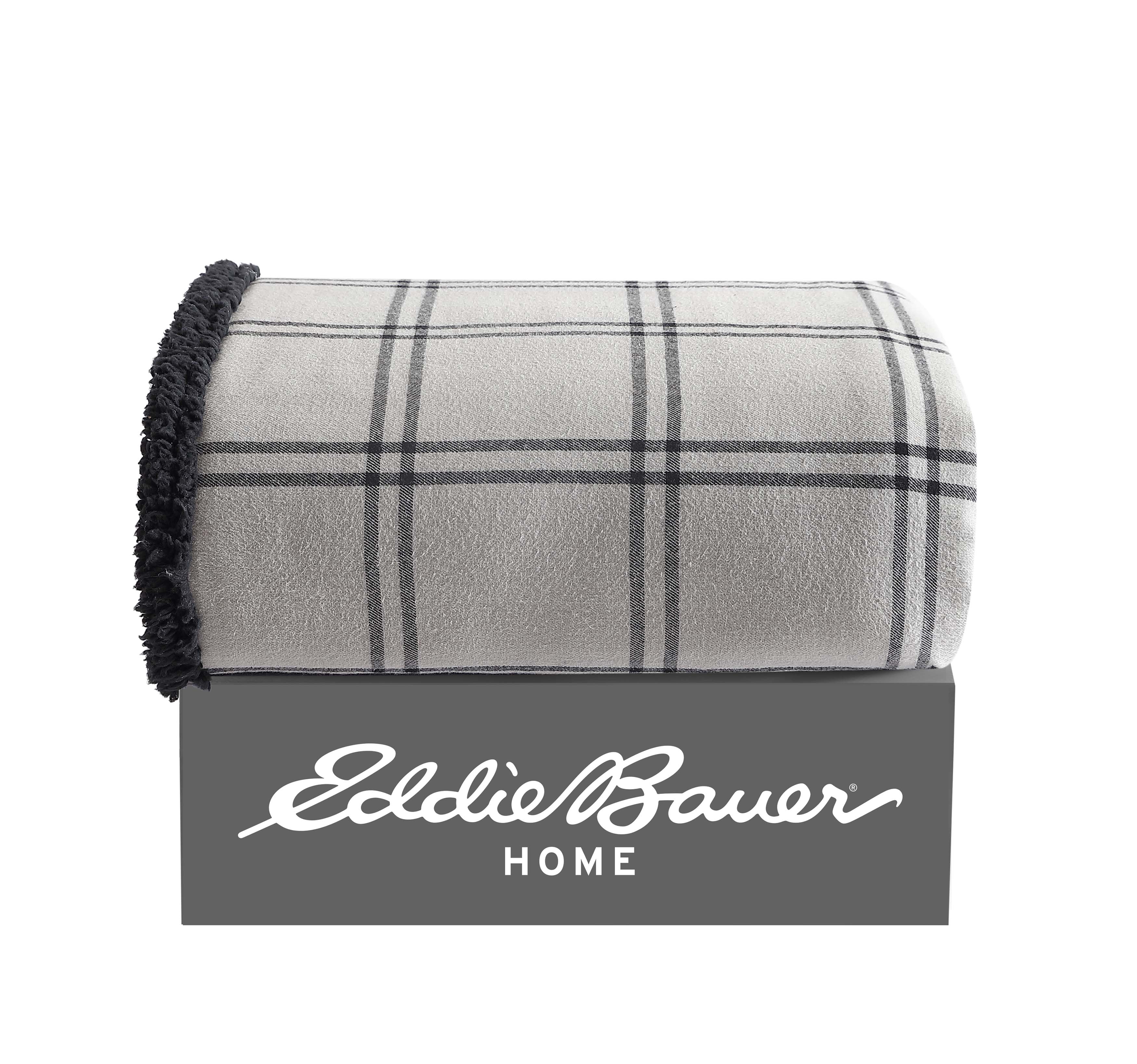 Eddie Bauer Plush-Fleece Throw Blanket