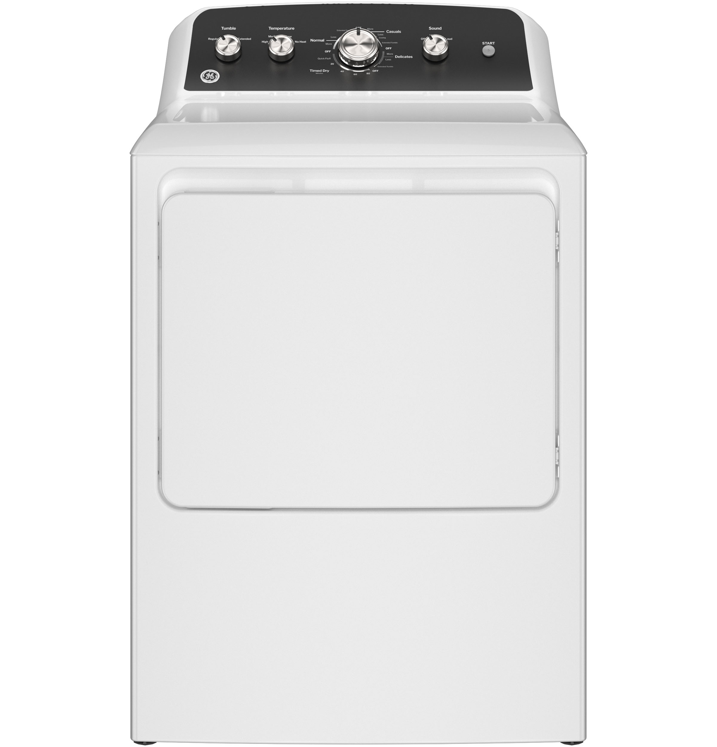 GE® 7.2 cu. ft. Capacity Electric Dryer with Up To 120 ft. Venting and Extended Tumble