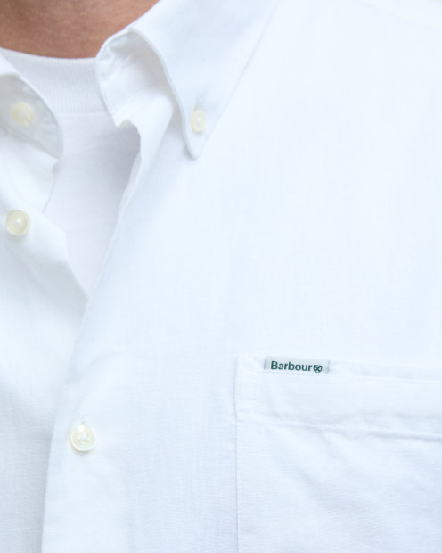 Nelson Regular Short-Sleeved Shirt Classic White