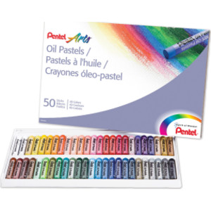 Oil Pastels, 50 Count