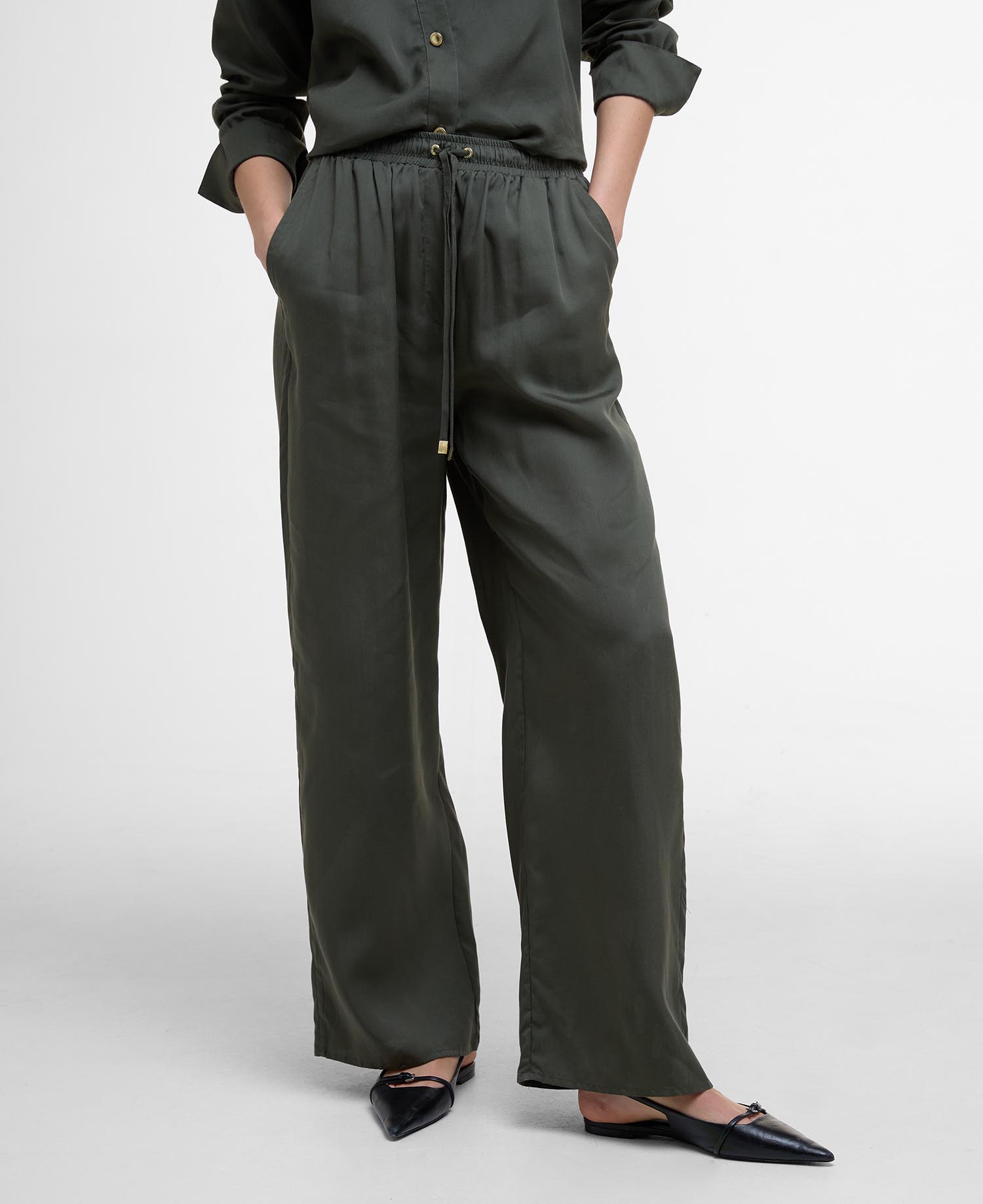 Pantaloni Clara a gamba ampia dalla vestibilità comoda image number 1