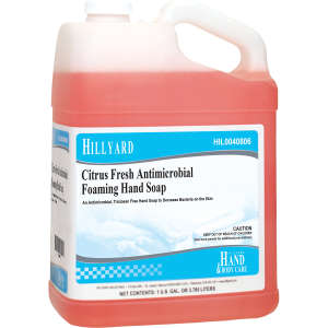 Hillyard, Citrus Fresh Antimicrobial Foam Soap,  1 gal Bottle