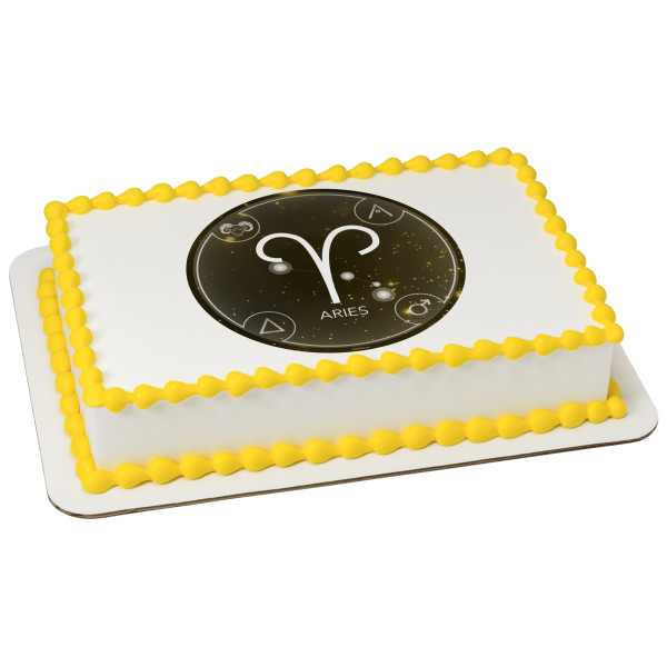 Zodiac Aries PhotoCake® Edible Image®