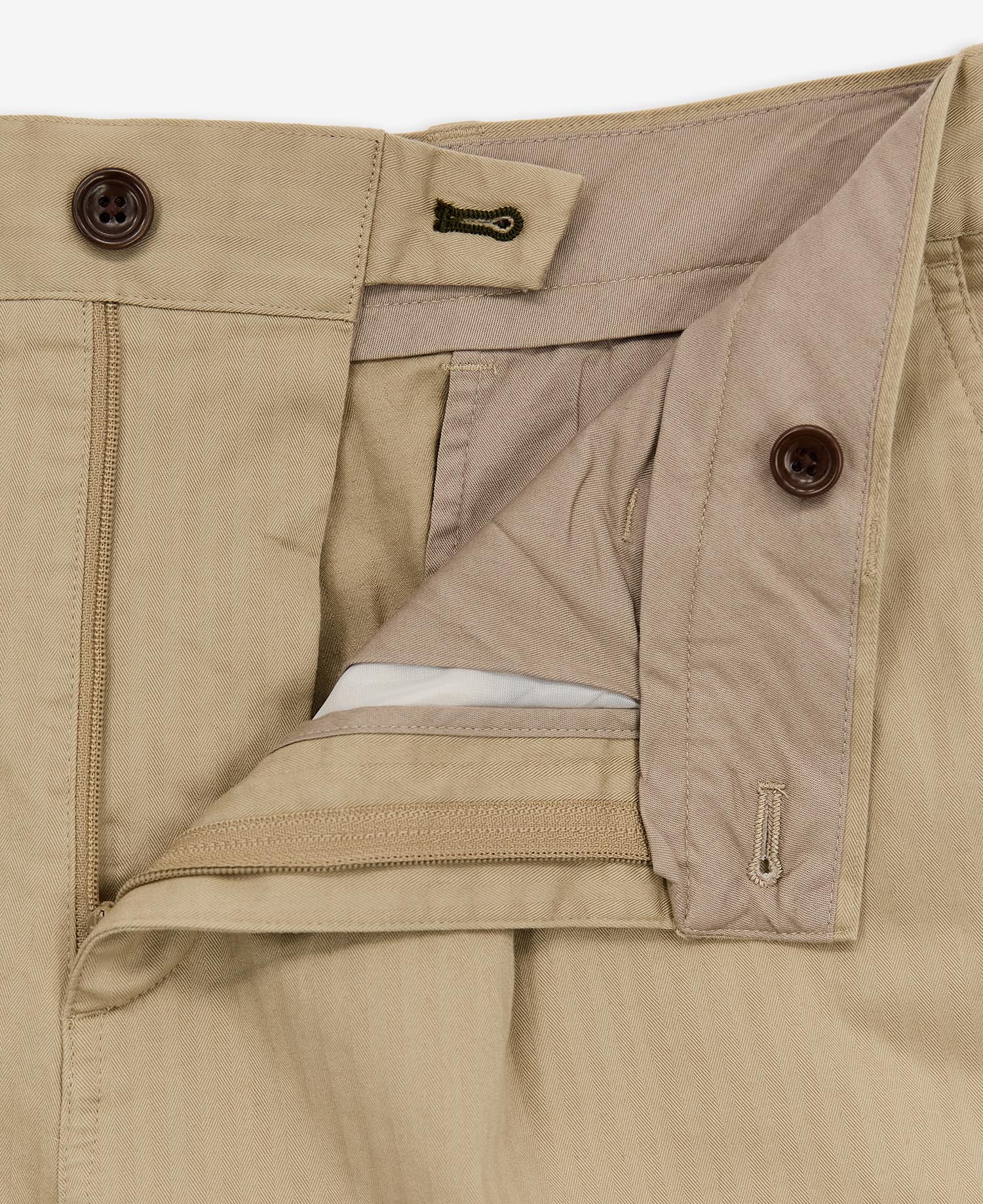 Herringbone Cotton Trousers image number 8