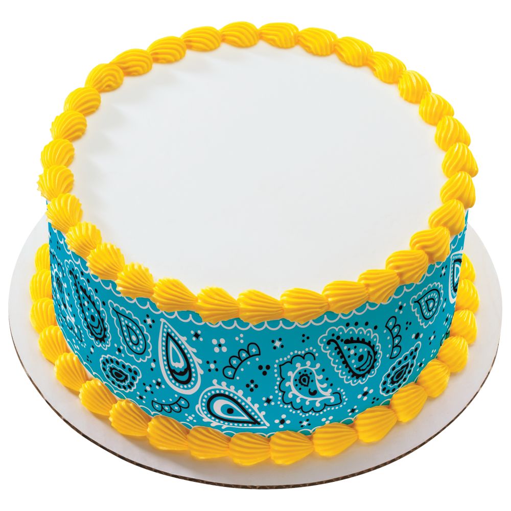 Image Cake Baby Barnyard Blue