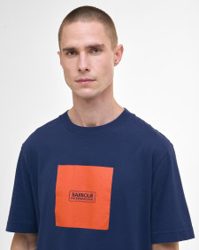 Mass Graphic T-Shirt Pigment Navy