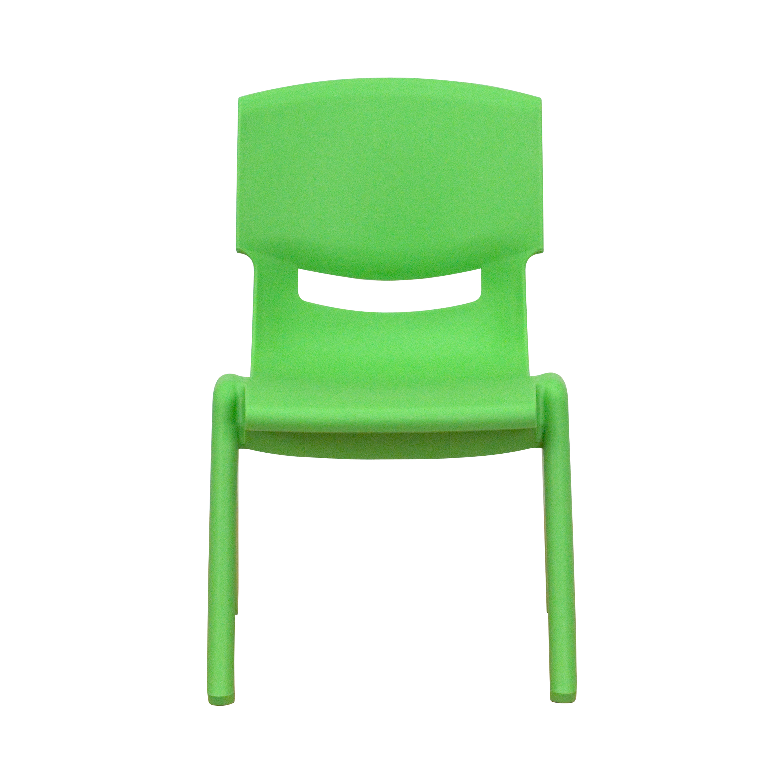 Pack de 4 sillas escolares apilables de plástico azul con asiento de 10,5" H, silla preescolar - Imagen 9 de 58