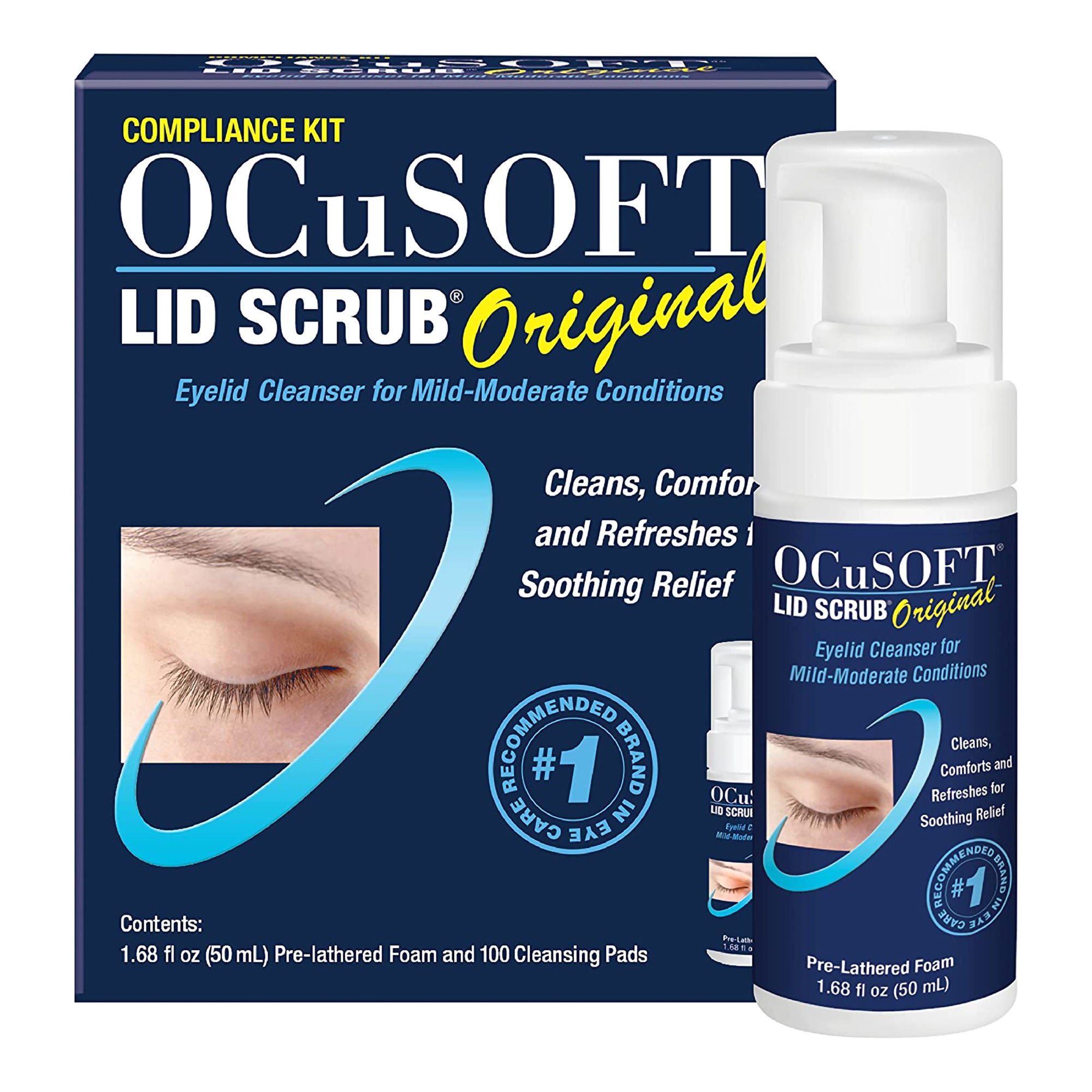 OCuSOFT® Lid Scrub® Eyelid Cleanser Kit