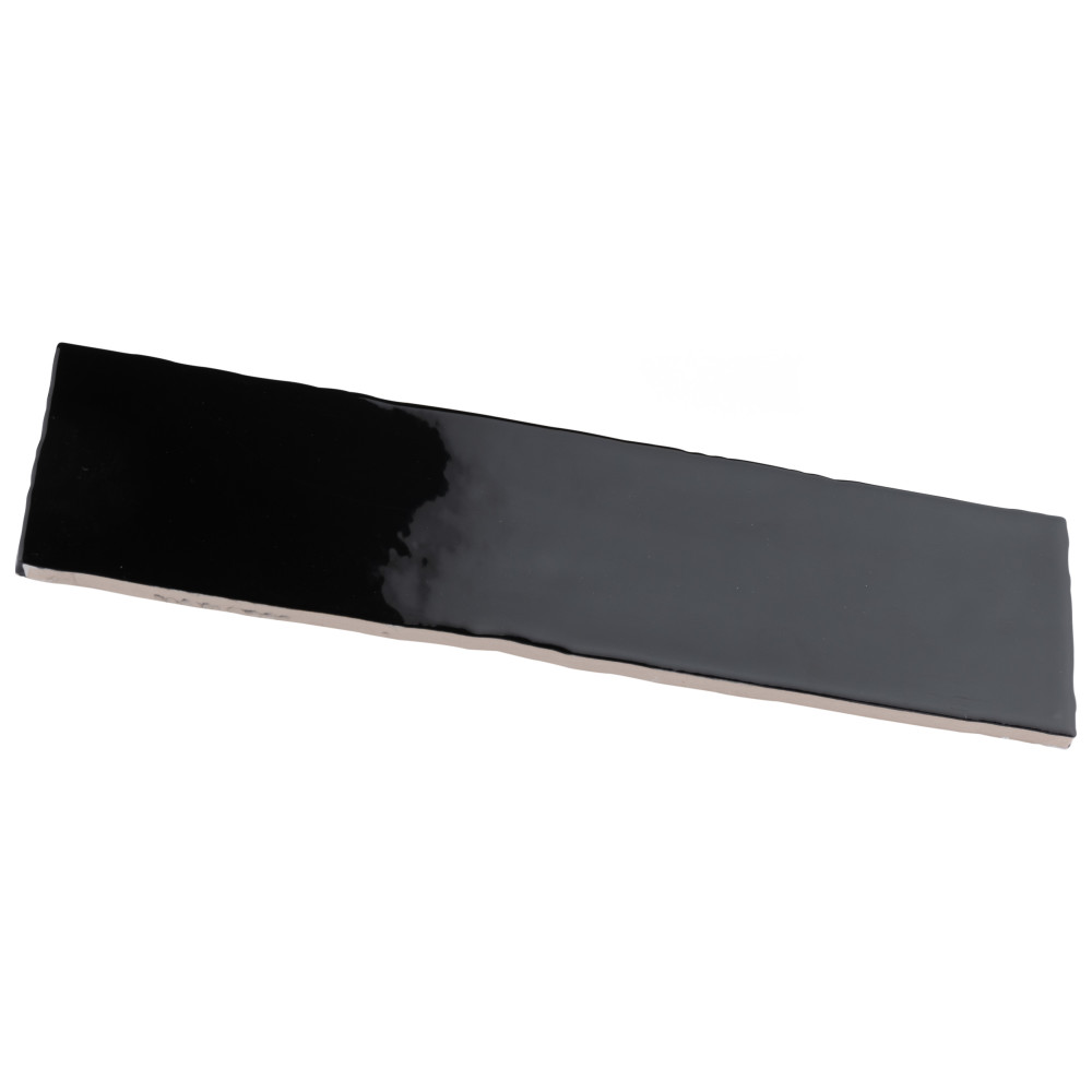 Castillo Black 3 in. x 12 in. Ceramic Wall Tile