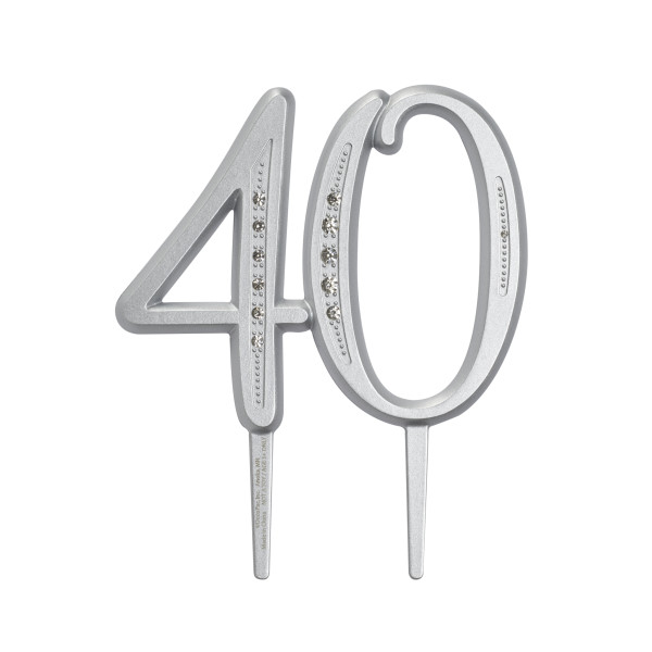 40 Diamond Milestone Monogram