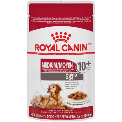 Royal Canin Size Health Nutrition Medium Aging 10+ Pouch Dog Food