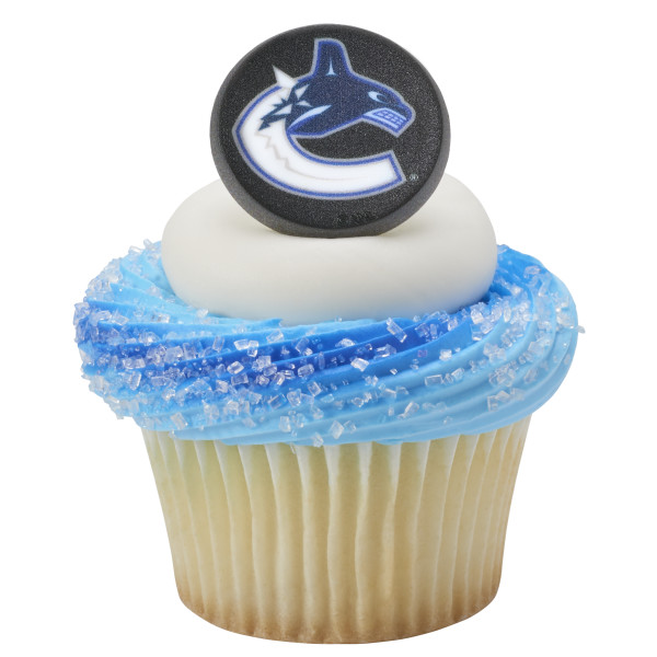 NHL® Team Puck Cupcake Rings