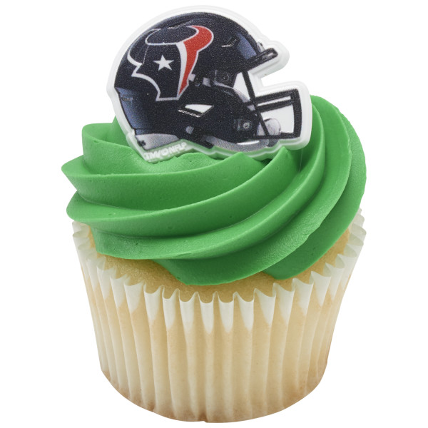 NFL Team Helmet Cupcake Rings
