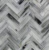 Haisen Starlight 1×4 Herringbone Mosaic Natural