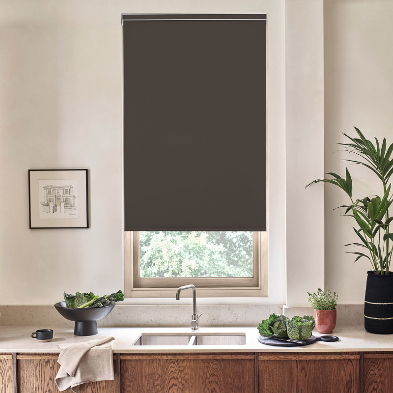 Acacia Blackout Bark Roller Blind