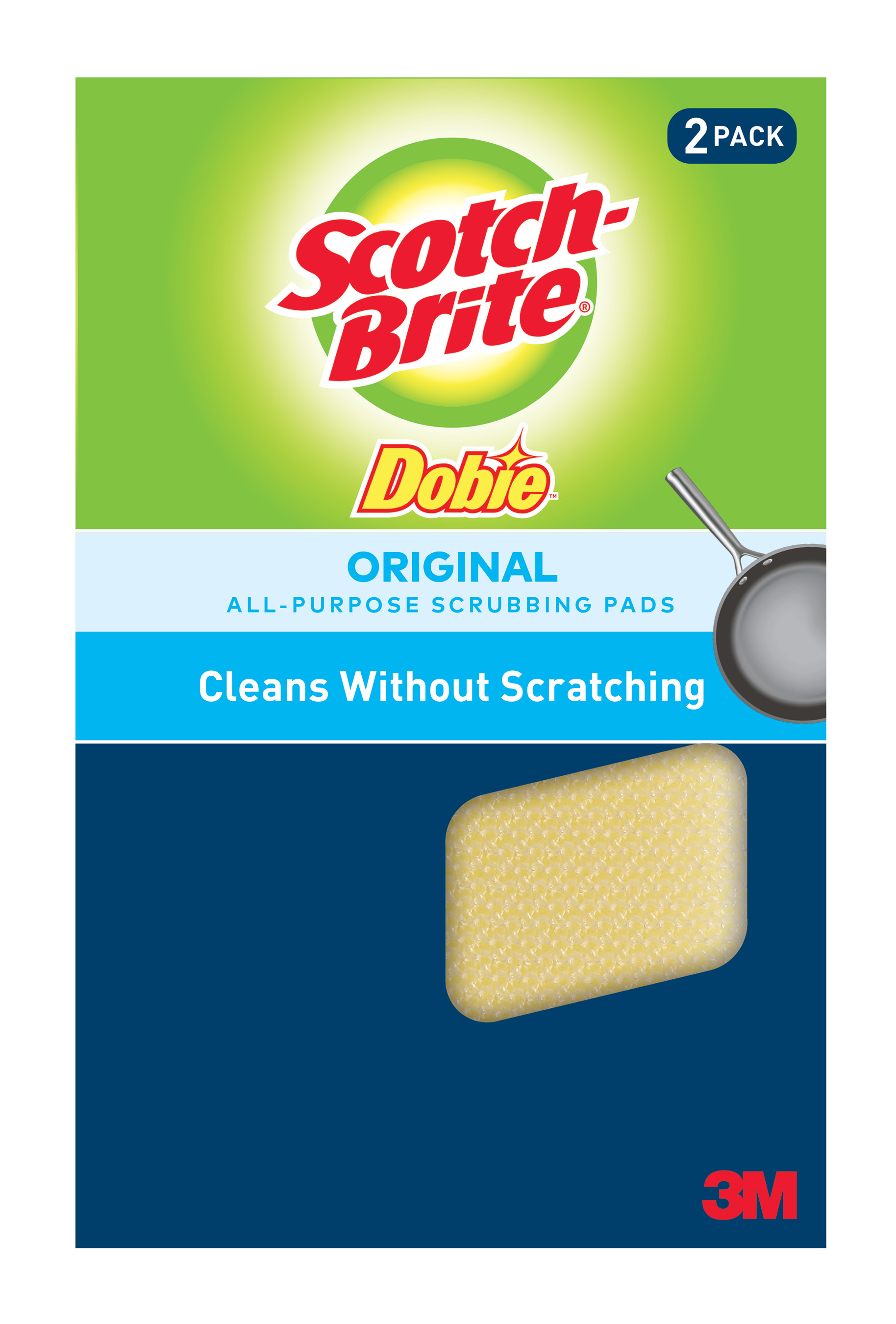 SKU 7100087071 | Scotch-Brite® Dobie™ All Purpose Pads 722-6