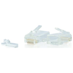 Legrans Rj 45 Modular C2G (Legrand) 00889 RJ45 Cat 6 Modular Plug For Round Solid/Stranded ...