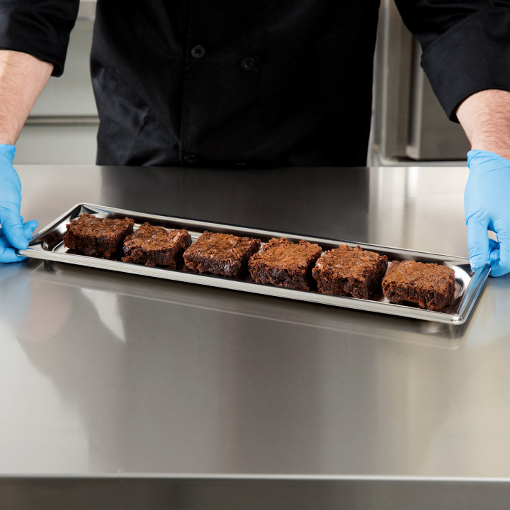 Half-long-size Super Pan 3® stainless steel steam table tray