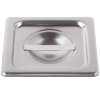 Sixth-size Super Pan V® solid stainless steel cover