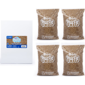 Playfoam&reg; Sand Colored Pluffle Sensory Bin Filler, 1 lb Bags, Pack of 4