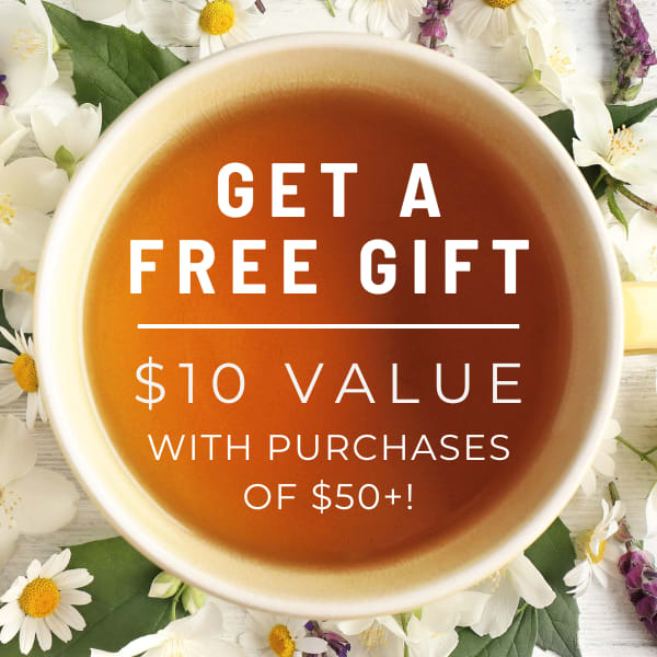 A gift for YOU! Get a free gift ($10 value) with purchases of $50+!