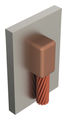 CADWELD® VB Series Cable to Steel Graphite 6 AWG Stranded 65 Weld Metal 24 in. Pipe 609.6 mm O.D.