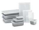 Ninth-size Super Pan V® flexible steam table pan lid in white