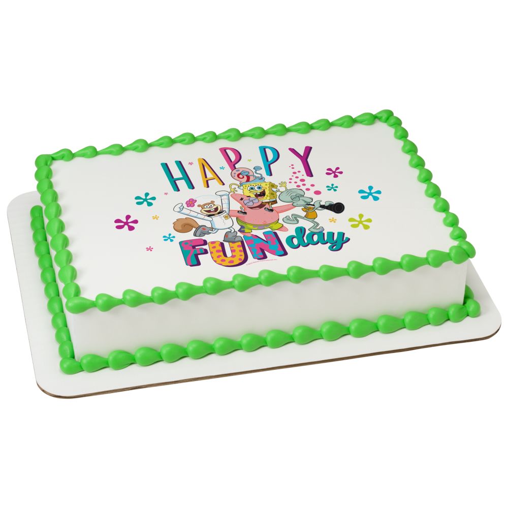 Image Cake SpongeBob SquarePants Happy Funday!