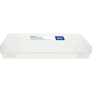 Multipurpose Ruler-Length Utility Box, Clear
