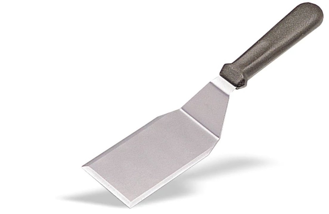 Pala bar de acero inoxidable de 29 cm con mango ABS negro