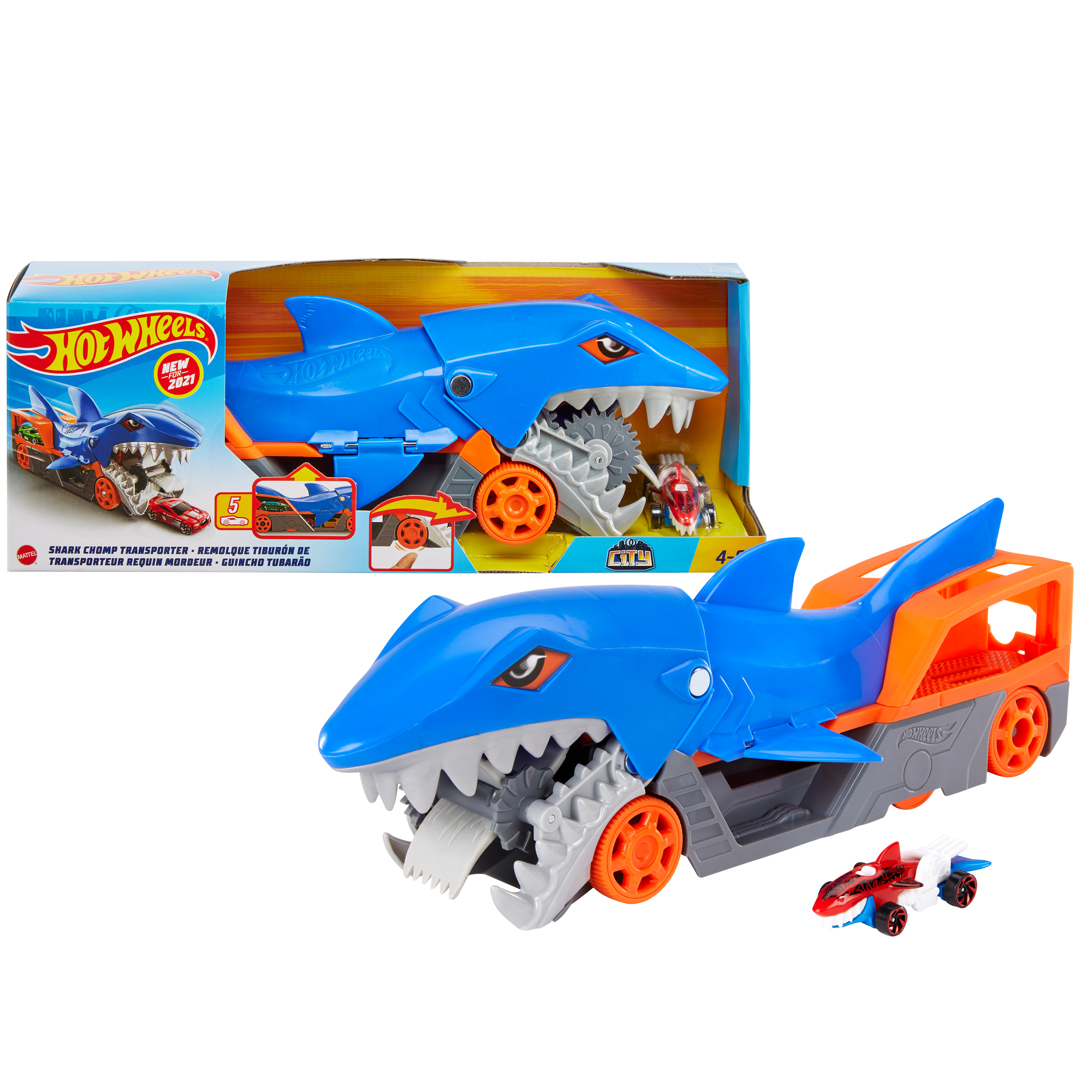 Hot Wheels Shark Chomp Transporter