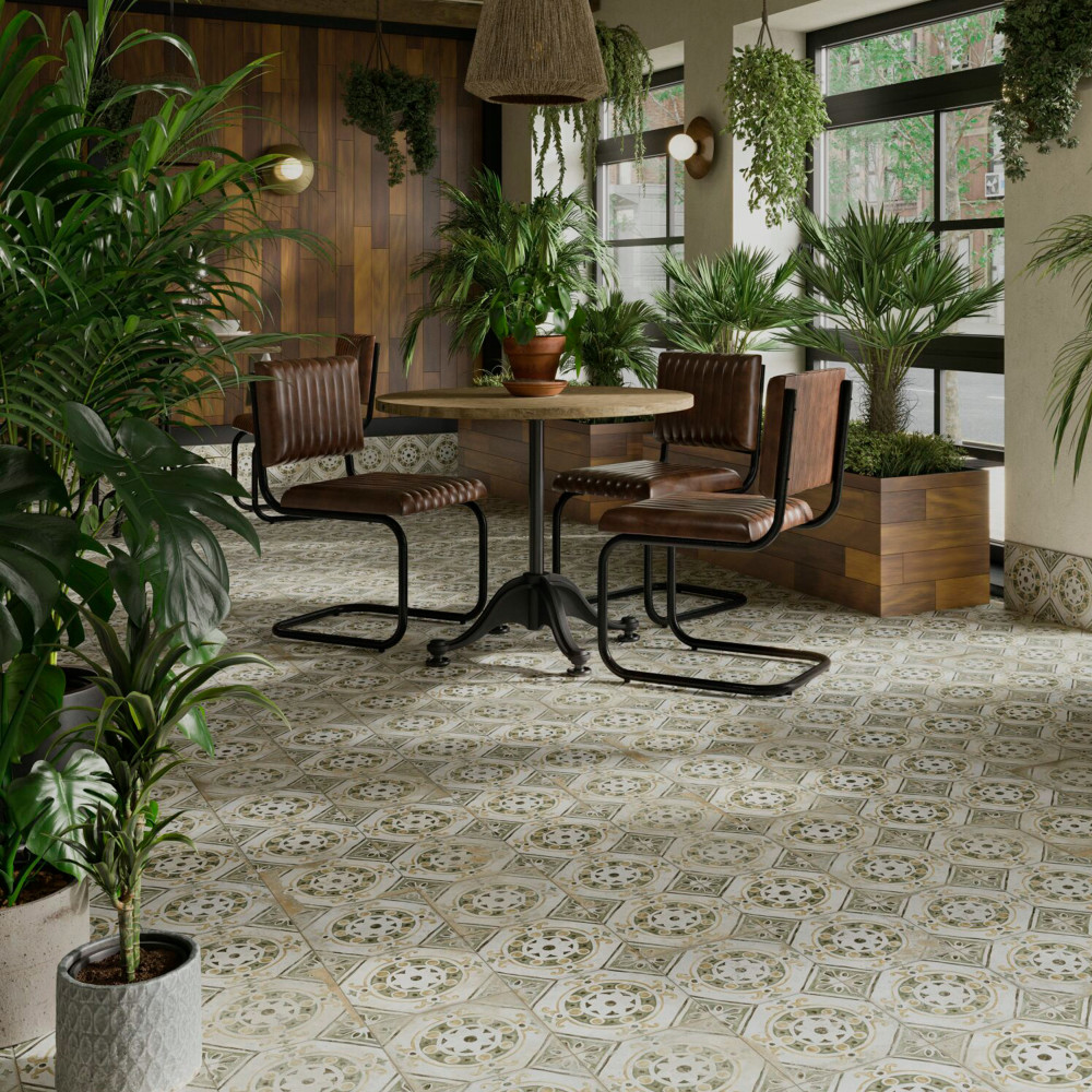 Kings Porto Iria 17-5/8 in. x 17-5/8 in. Ceramic Floor and Wall Tile