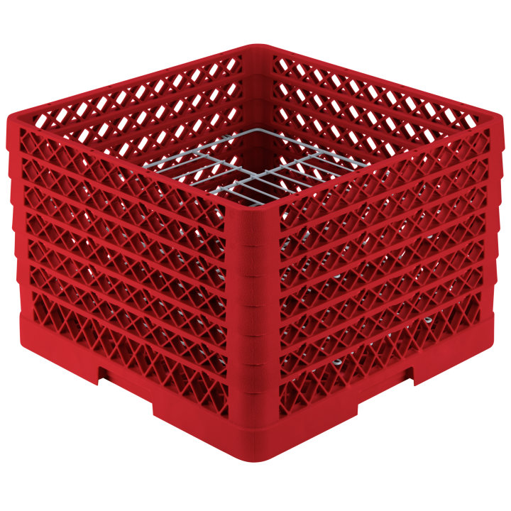 Traex® Plate Crate® Warewashing System with six extenders