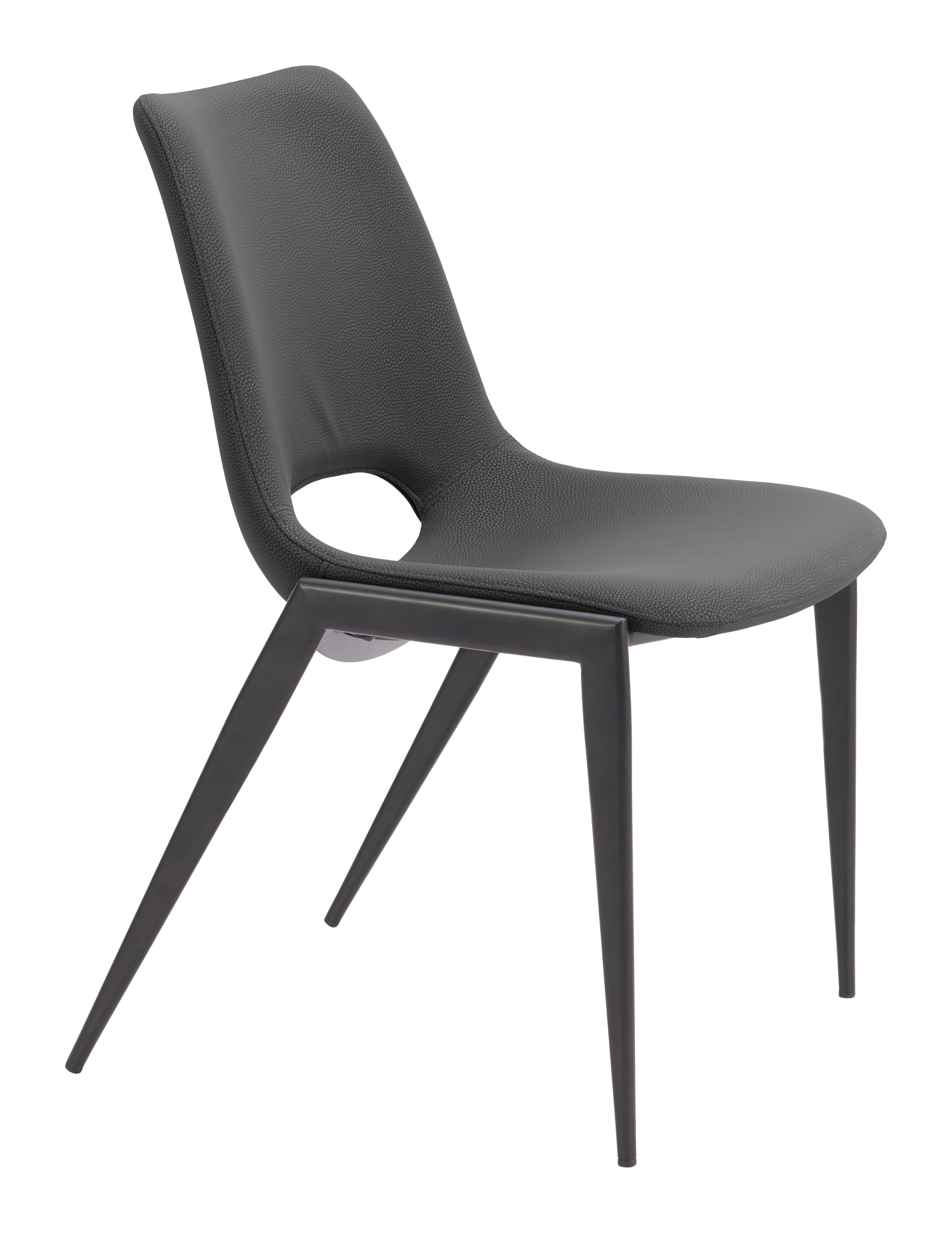 Desi Armless Dining Chair (Set of 2) Black product image
