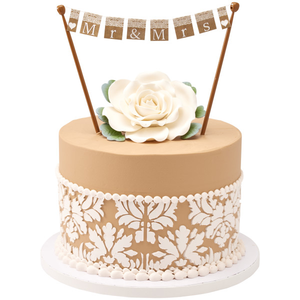 Ivory Rose Gum Paste Flowers