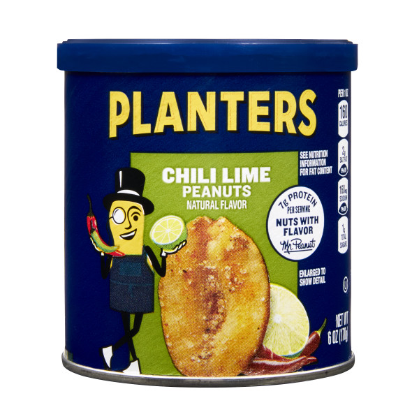 PLANTERS(r) Chili Lime Peanuts 8/6oz . C1CB - Front Center Inner Pack (Hi Res)