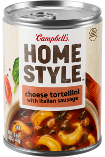 Homestyle Cheese Tortellini with Italian Sausage Soup