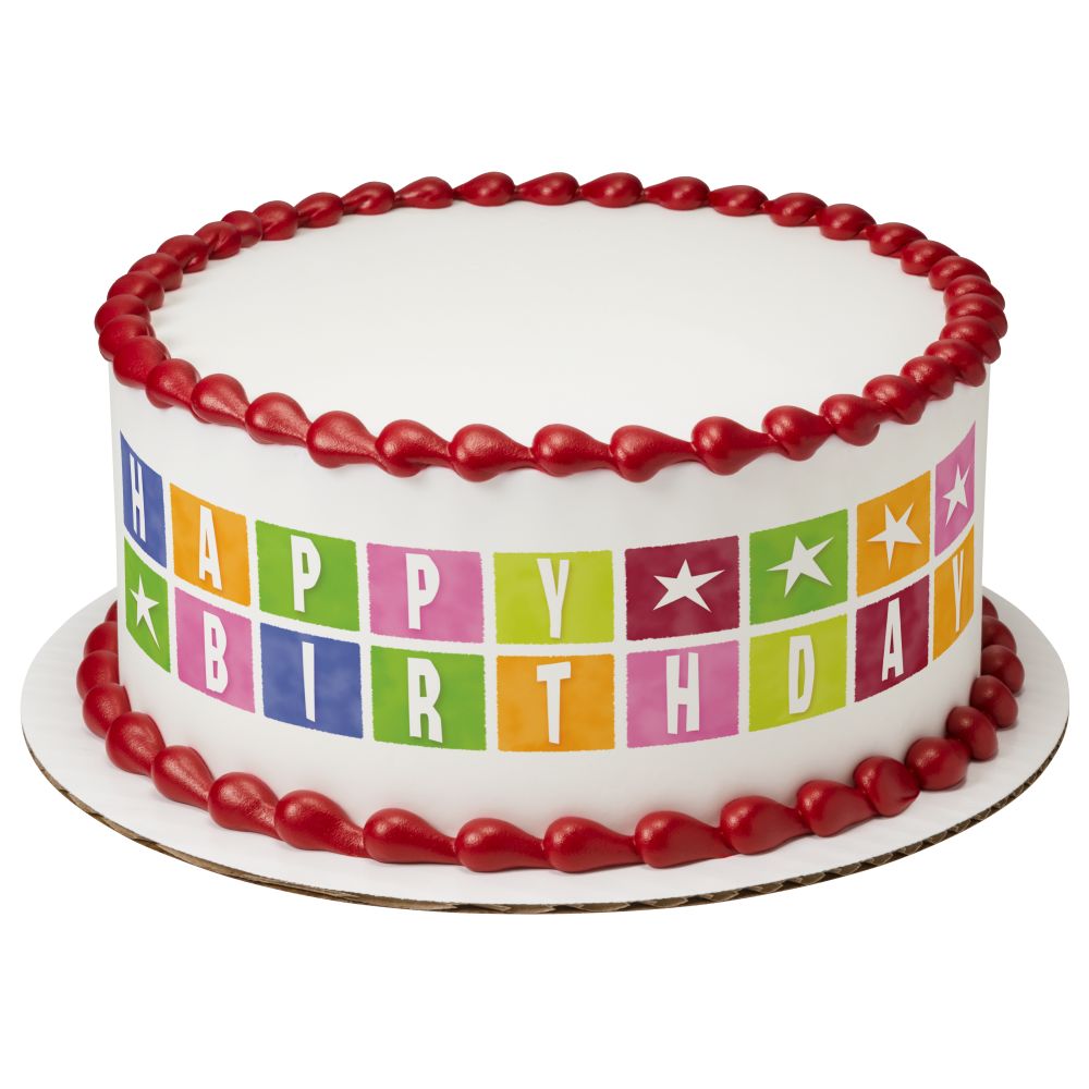 Image Cake Birthday Star Blocks