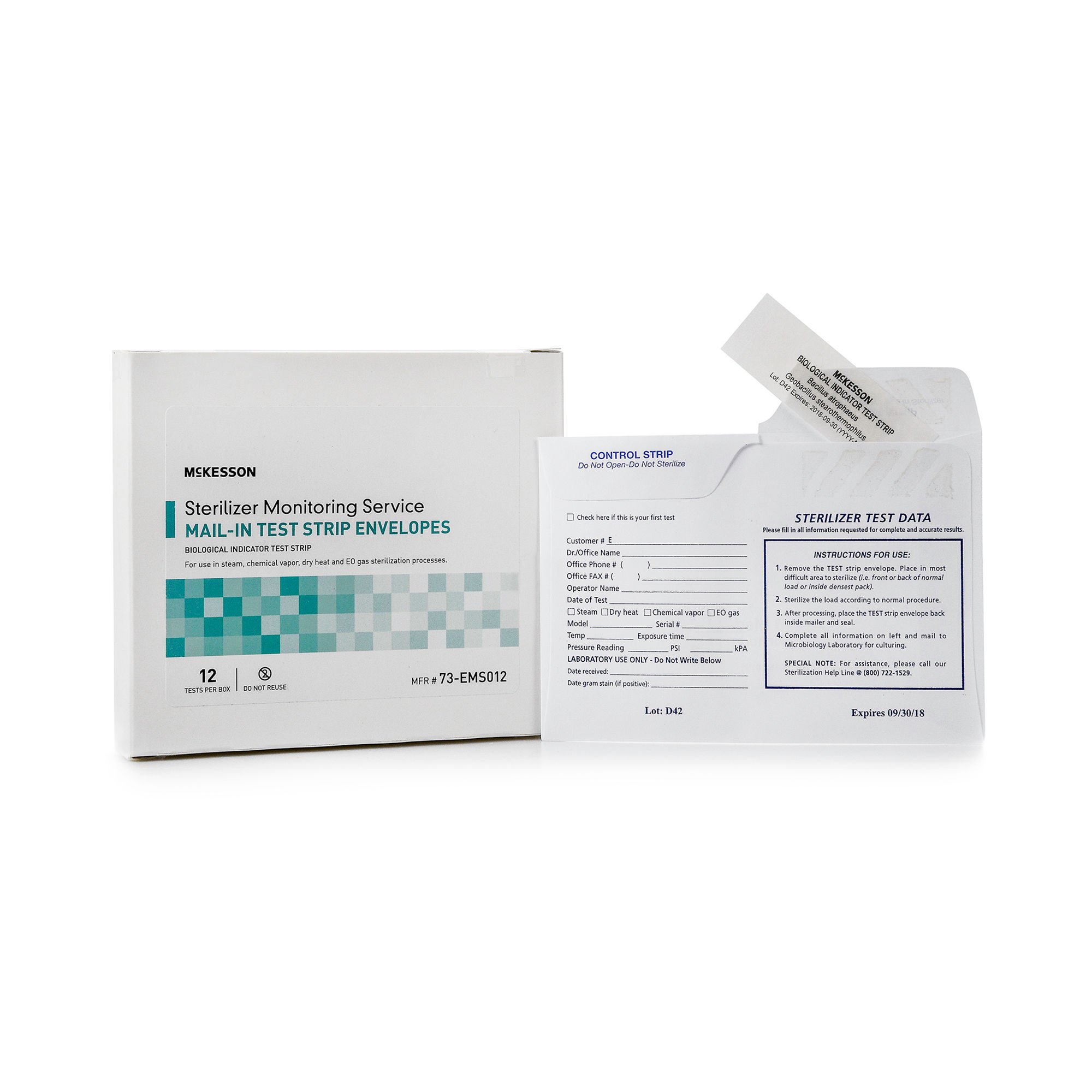 McKesson Sterilizer Monitoring Mail-In Service