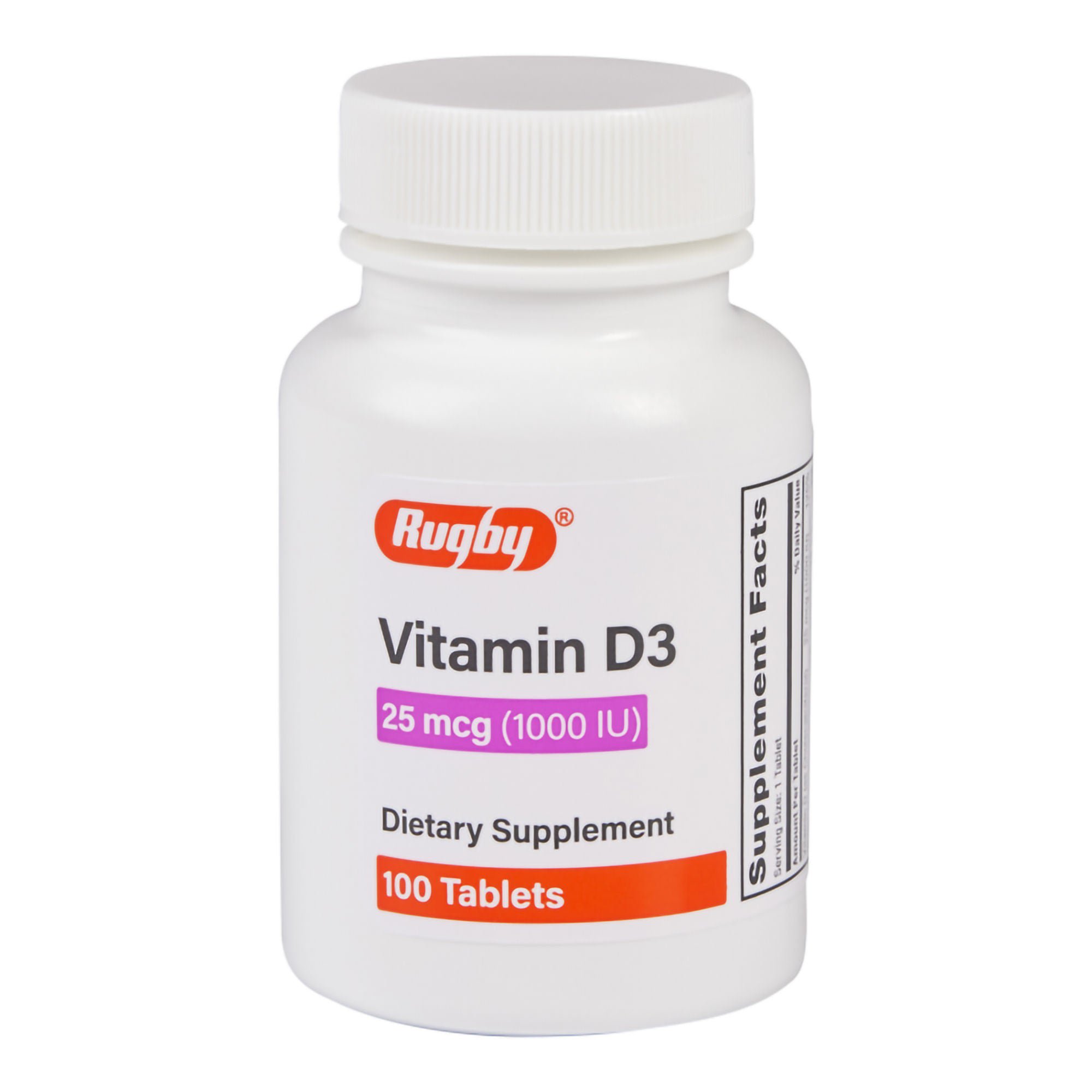 Rugby® Vitamin D-3 Supplement