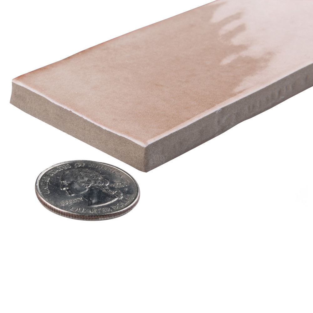 Sample – Coco Glossy Orchard Pink Porcelain Wall Tile