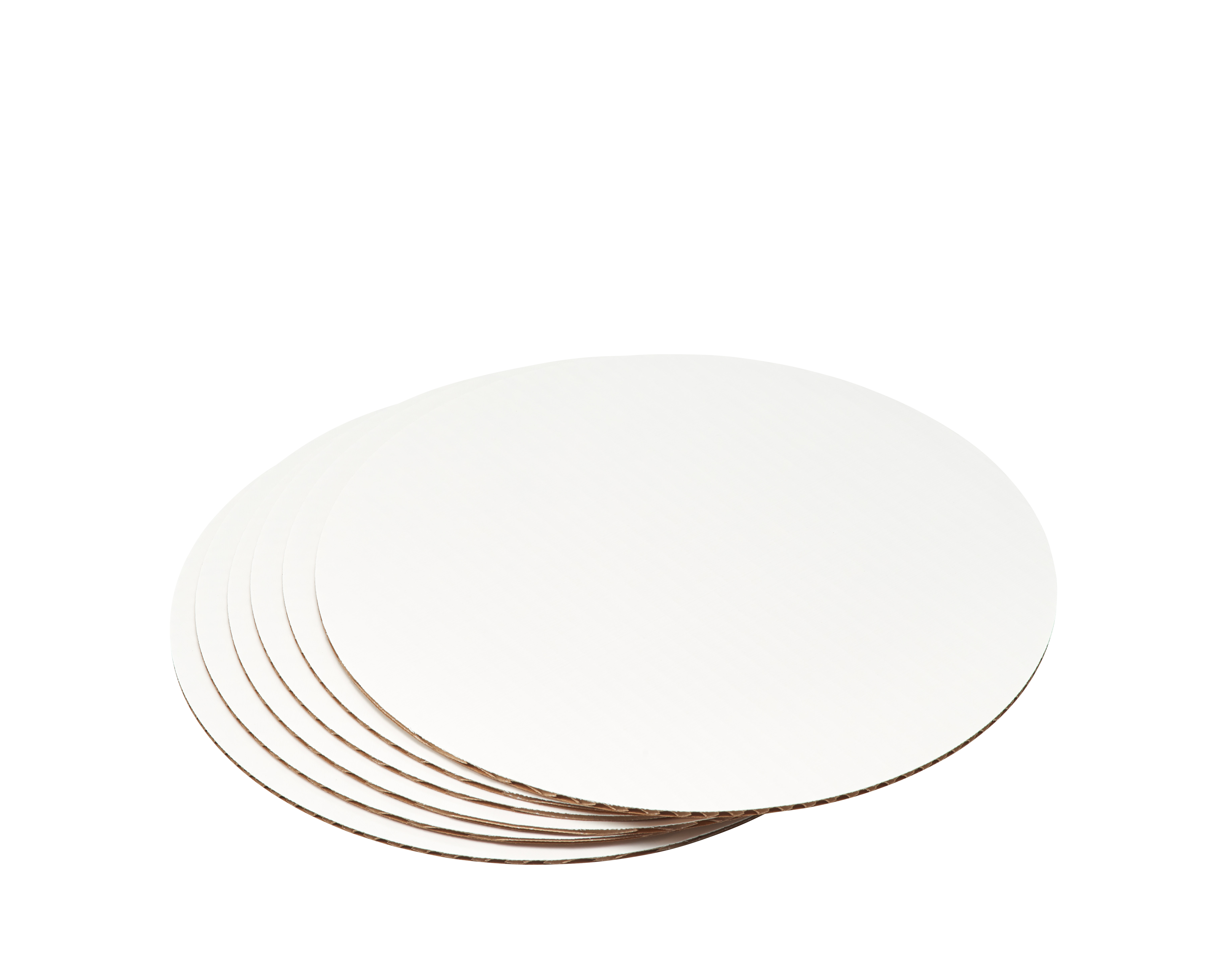 16 Round Waxed Corrugated Cake Board
