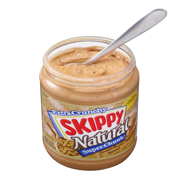 SKIPPY(r) Natural Creamy Peanut Butter Spread, 8/40 oz . C1C1 - Front Center In Package (Hi Res)