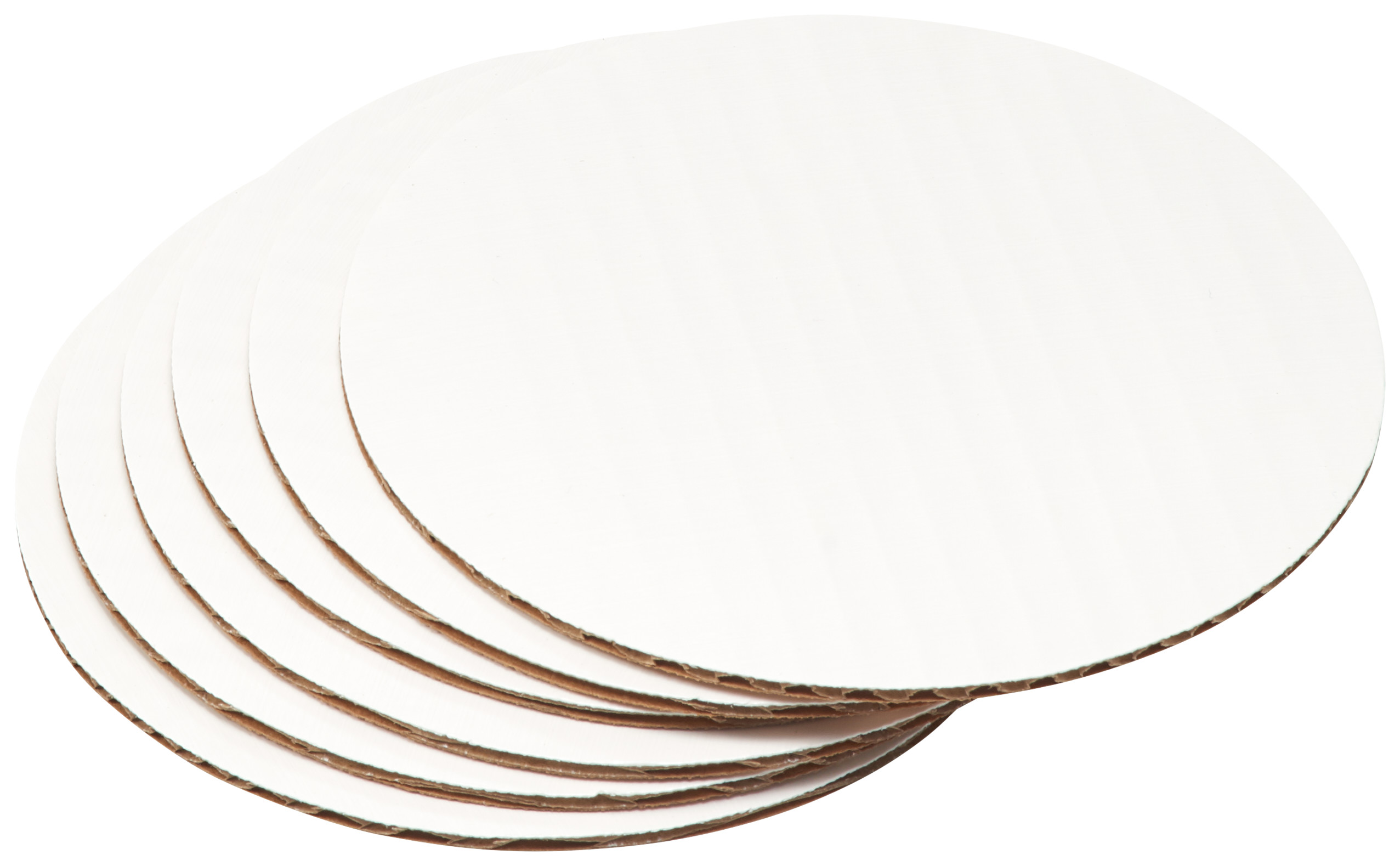 6 Round Waxed Corrugated Cake Board | DecoPac