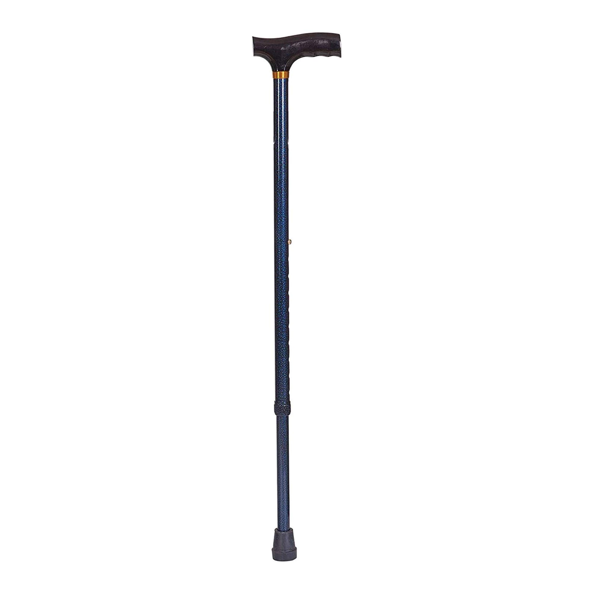 DMI® Lightweight Adjustable T-Handle Cane, Blue, 31 – 40 Inch Height