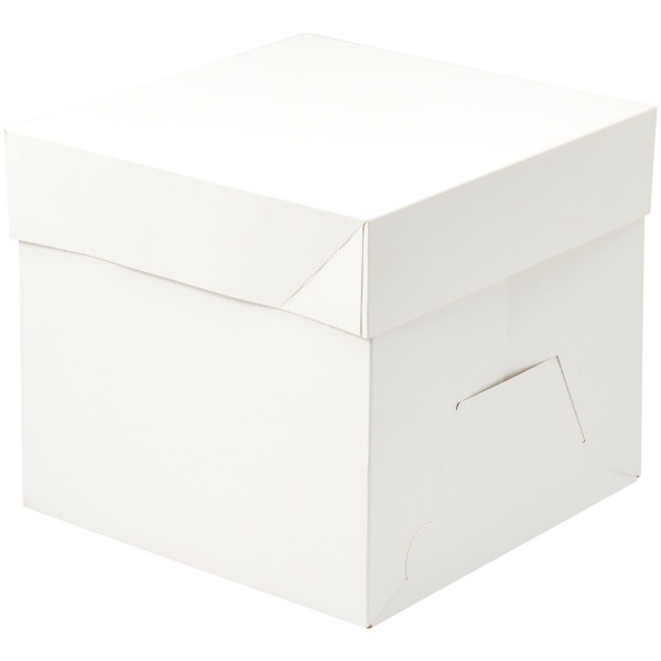 White Barrel Cake Box