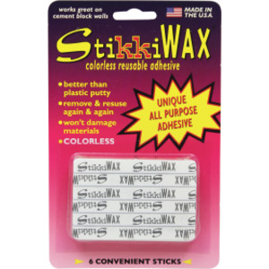 StikkiWAX&trade; Adhesive Bars/Sticks, Pack of 6